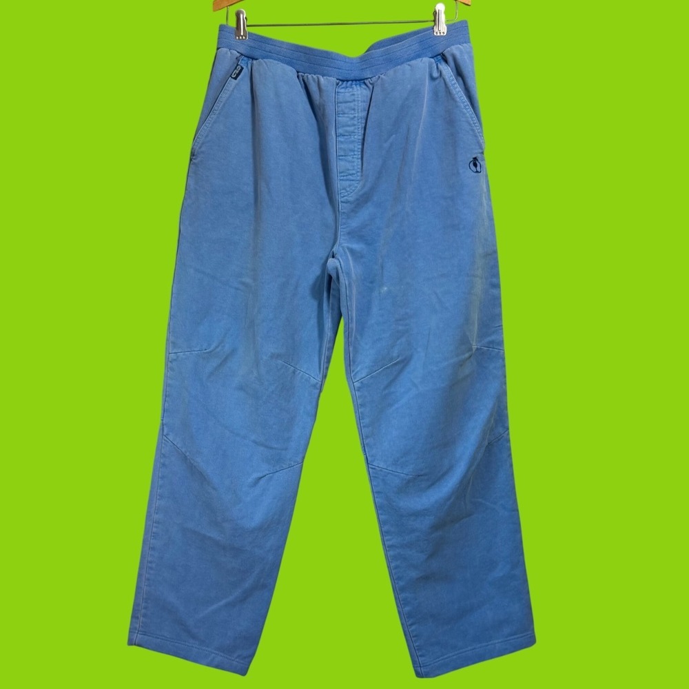 Crazy Shirts Hawaii Original Blue Elastic Waist Cotton Pants Mens Large 90s